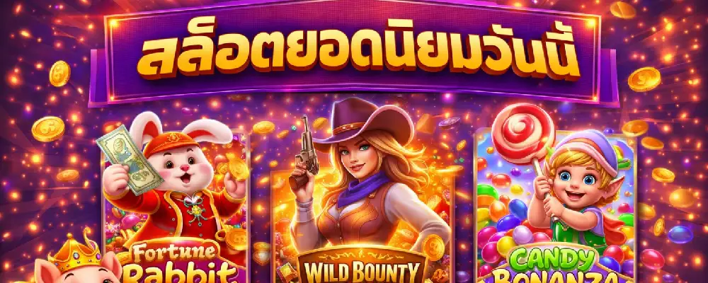สล็อตยอดนิยมวันนี้